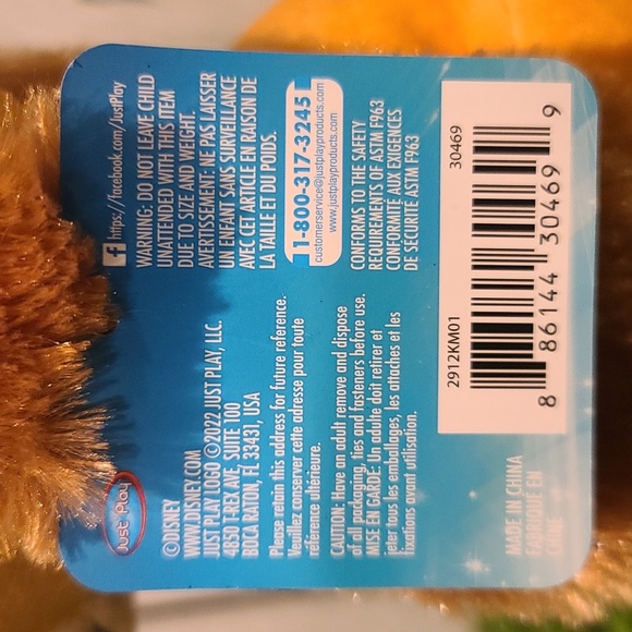 DISNEY LADY and the tramp Plush kids toy NWT 9 inches tall - Picture 6 of 6